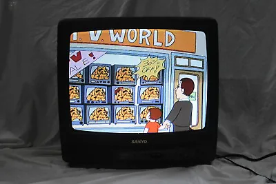 Sanyo C20PV81 20 / 51cm CRT Colour Television With AV - Vintage Retro Gaming TV • $429.95