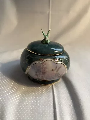 Ardleigh Elliott Jeweled Hummingbird Porcelain Music Box Lena Liu • $25