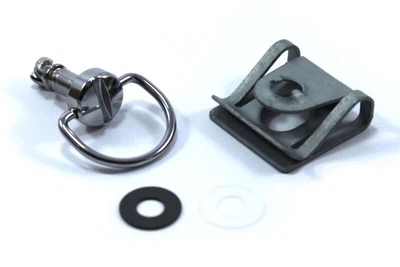 £4 • Buy Chrome 17mm Dzus Fastener D Ring Bail Yamaha Ducati Honda Suzuki Fairing Shiny