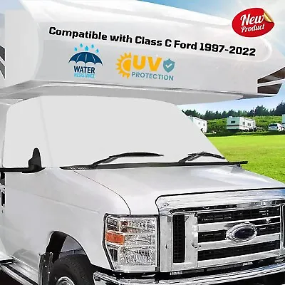 $76.84 • Buy RV Windshield Cover Privacy Fits Ford 1997-2008 Class C Motorhome UV Sunproof