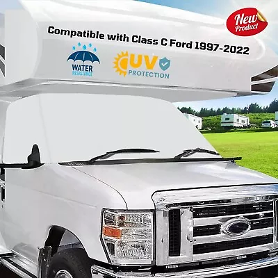 RV Windshield Cover Privacy Fits Ford 1997-2008 Class C Motorhome UV Sunproof • $77.03