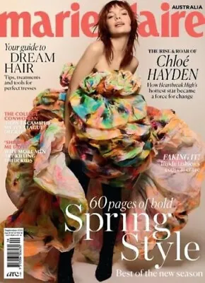 Marie Claire Australia Magazine September 2023 Chloe Hayden Spring Style • $14.95