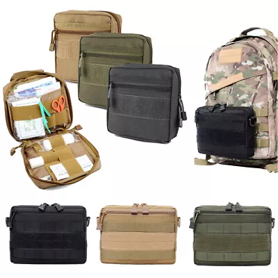 Molle EDC Medical Bag Tactical Military Utility First Aid Kit EMT Survival Pouch • $12.98