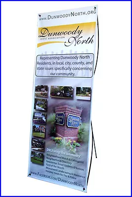 X Banner Stand W24 XH64  With FREE Printing Trade Show Display • $68