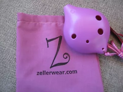 Purple Ocarina Plastic 6-hole Alto C Music With Bag • $11.99