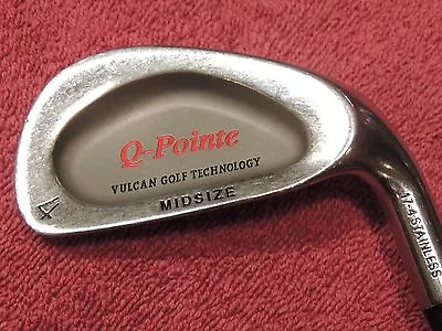 Q-Pointe Midsize 4 Iron. (RH). Med Firm Graphite Shaft. Lamkin Grip. VG Cond • $9.99