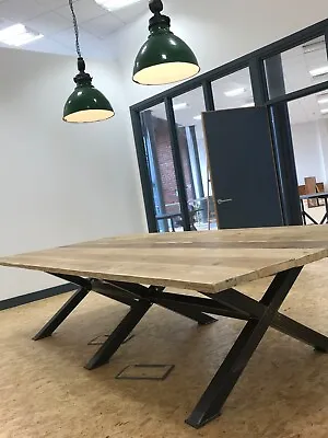 Industrial Boardroom Table. Office Conference Meeting Room Restaurant Table • £1300