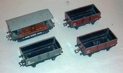 Hornby Dublo 3-Rail 4 X LMS & LNER Wagons. Unboxed And In Reasonable Condition. • £19.99