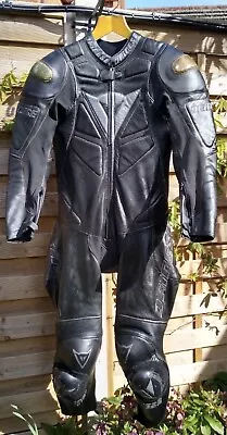 Dainese Techno Competition Race Leathers One Piece Motorcycle Suit Hump 38 /48EU • $575