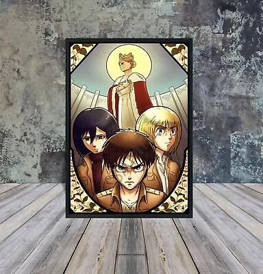 £5.95 • Buy Attack On Titan Anime Poster Season 4 Wall Art Gift Idea A3/A4 Home Decor AoT