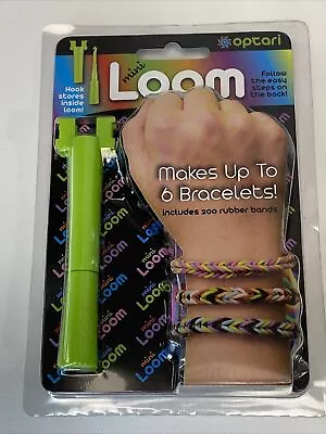 New Optari Mini Loom Multicolor Rubber Band Bracelet Making Kit Makes Up To 6 • $4.99