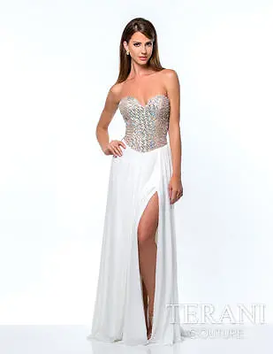 Nwt Sky Blue  Terani Couture Prom/pageant/formal Dress/gown #151p0382a Size 12 • $175