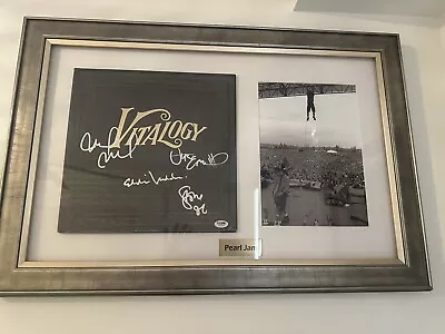 Pearl Jam Signed Vinyl Vitalogy PSA Professionally Framed • $2000