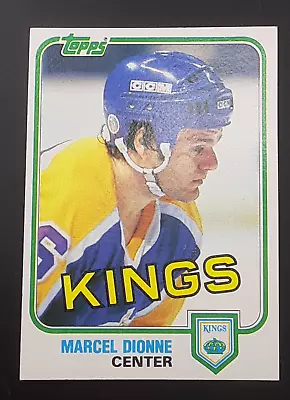 Marcel Dionne 1981-82 Topps Hockey #9 KINGS HOF • $1