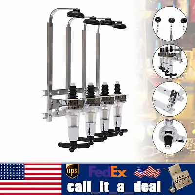 Wine Liquor Dispenser Wall Mount Stand Rack Beer Alcohol Holder Bar 4 Bottle  • $27