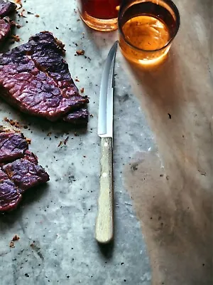 $19.99 • Buy Vintage Case XX Stainless Steak Kitchen Knife CAP 282-5” Wood Finger Grip Handle