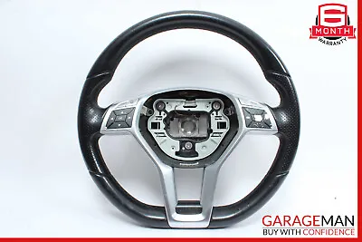 12-18 Mercedes W204 C300 SLK250 CLS550 AMG Sport Steering Wheel Flat Bottom OEM • $189