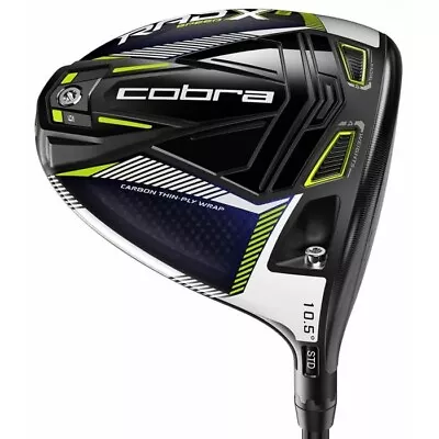 Left Hand Cobra RADSpeed XB Gloss Turbulence Gray/Turbo Yellow 9 Driver Stf Mint • $214.59