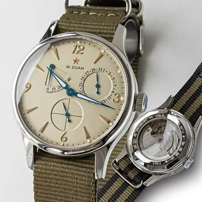 Men's Vintage Style Military Aviator Pilot Automatic Mechanical Wristwatch Watch • $200