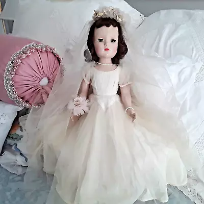 Fabulous 18  Madame Alexander Walker  Bride Doll 1955 Winnie • $100