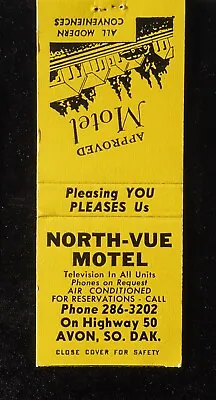 1960s North-Vue Motel Television In All Units Highway 50 Avon SD Bon Homme Co MB • £5.33