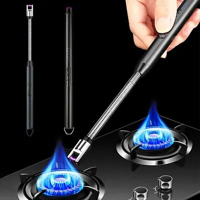 Electric Lighter Arc USB Rechargeable Candle BBQ Electronic Windproof Kitchen • $6.99