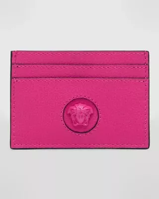 New In Box! Versace La Medusa Card Holder Cerise • $250