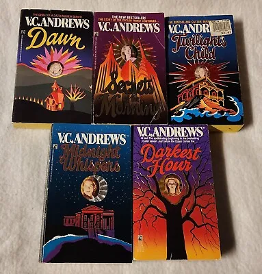 $19.95 • Buy VC ANDREWS Complete Set Of 5 CUTLER SERIES Books 4 Keyhole Covers First Prints