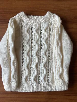 Hand Knitted Baby Jumper 12-18 Months • £5