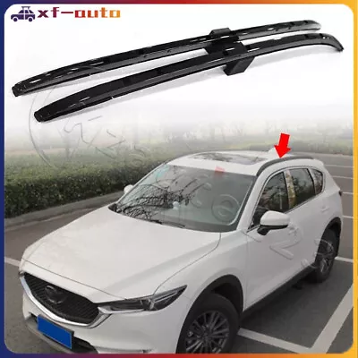 2PCS Roof Rack Rails Fits For Mazda CX-5 CX5 2017-2023 Black Roof Rack Bars • $400.75