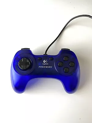 Logitech Precision - Blue USB Wired Gamepad Controller For PC - Model G-UG15 • £6.50