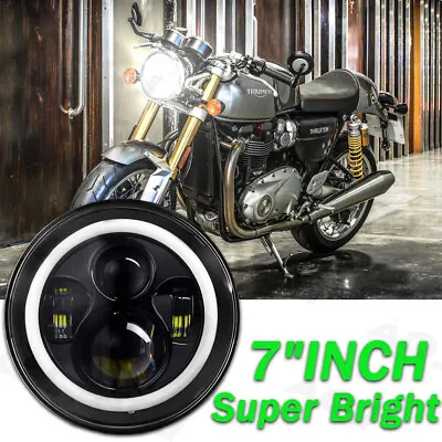 For Thruxton Bonneville Street Twin Motorcycle 7  Headlight Ring Hi/Lo • $52.49