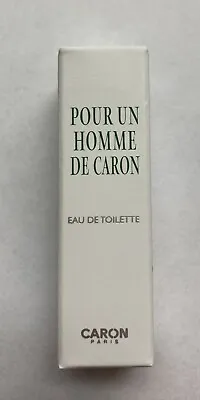 Caron POUR UN HOMME DE CARON 0.06 Oz 2 Ml EDT Spy Mini/Travel Boxed Sample • $8.99