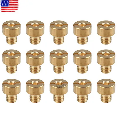 15 PCS Carb Main Jets For Mikuni  #105 #110 26mm 28mm VM22 VM24 VM26 VM30 • $7.95