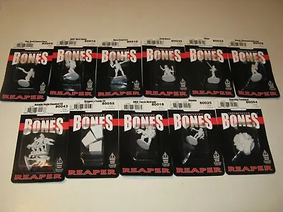 $40.86 • Buy Reaper Bones Chronoscope Minis Lot Of 11 NEW  Ninja,Bonnie, Nick Stone,Rosie,Rex