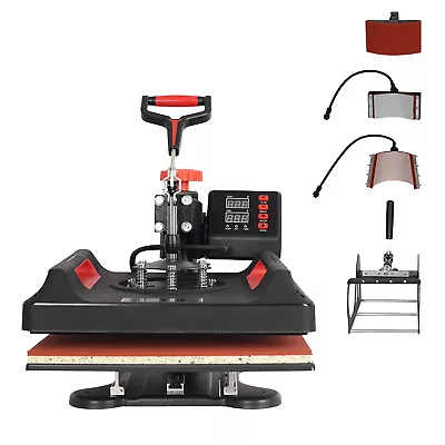 Heat Press Machine Digital Transfer Sublimation 5 In 1 29×38cm T-shirt Printing • $139.99