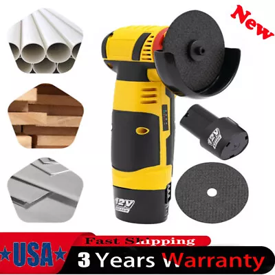 Cordless Mini Angle Grinder Brushless Cut Off Handheld Polish Grinding Tool 12V • $36