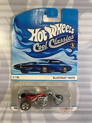 2014 HOT WHEELS ''COOL CLASSICS'' = BLASTOUS MOTO = RED -  Trike Motorcycle • $3.99