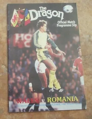 £1.25 • Buy 1983 (Oct) Wales V  Romania  -  European Championship Qualifying Round
