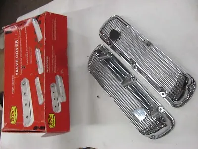 NEW Polished Aluminum Valve Covers 289 302 Ford Mustang Pair Small Block • $129.99