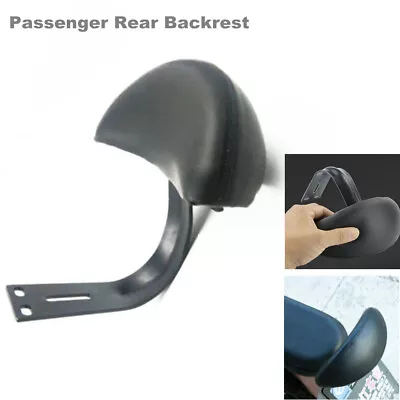 Motorcycle Moped Bike Rear Backrest For Passenger Seat Cushion Back Comfort Pad • $26.99