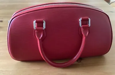 Louis Vuitton Epi Leather Jasmin Handbag Castilian Red • $395