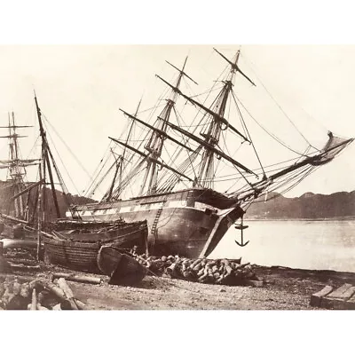 £12.99 • Buy Johnson American Barque Jane Tudor Conway Bay Photo Canvas Wall Art Print Poster