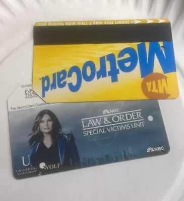 Law & Order: SVU 25th Anniversary NYC Metrocard - Captain Olivia Benson • $24.78