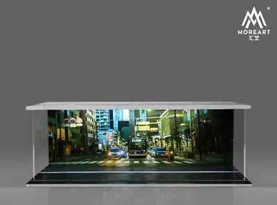 MoreArt 1:64 DOWNTOWN TRAFFIC CITY STREETS Lights Assembly Diorama Themed • $40