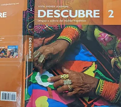 Descubre 2 Lengua Y Cultura Del Mundo Hispanico C.2022 9781543331233 154... • $23.39