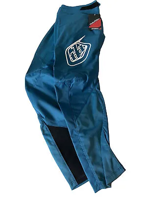 Troy Lee Designs Sprint Pants Mens 34 MTB Downhill Cycling Gear Marine Blue NWT • $112