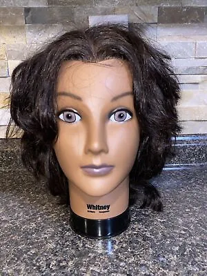 Burmax Whitney Cosmetology Mannequin Practice Head Ethnic African American Hair+ • $14.99