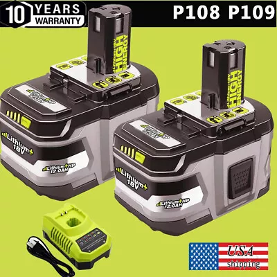 1-4Pack For RYOBI P108 18V One+ Plus 9.0Ah High Capacity Battery 18 Volt Lithium • $60.98