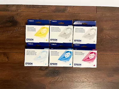 Expired Genuine Epson Ink Set Stylus Photo 2200 Set Of 6 Sealed Boxes New Sealed • $60